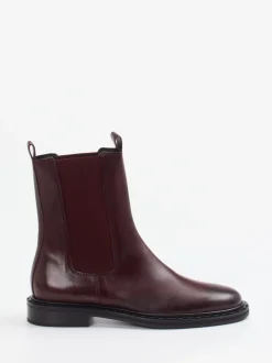 Kennel & Schmenger – Chelsea Boots aus Lammleder bordeauxrot