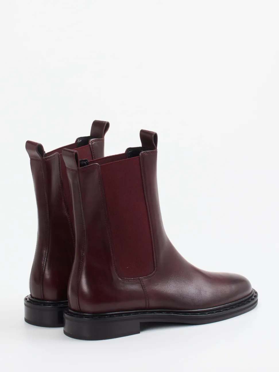 Kennel & Schmenger – Chelsea Boots aus Lammleder bordeauxrot