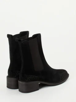 Kennel & Schmenger – Chelsea Boots aus Veloursleder Schwarz