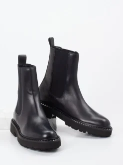 Kennel & Schmenger – Chelsea Boots aus Kalbleder tiefblau