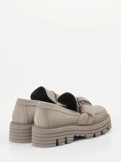 Kennel & Schmenger – Chunky Loafer aus Nubukleder Taupe