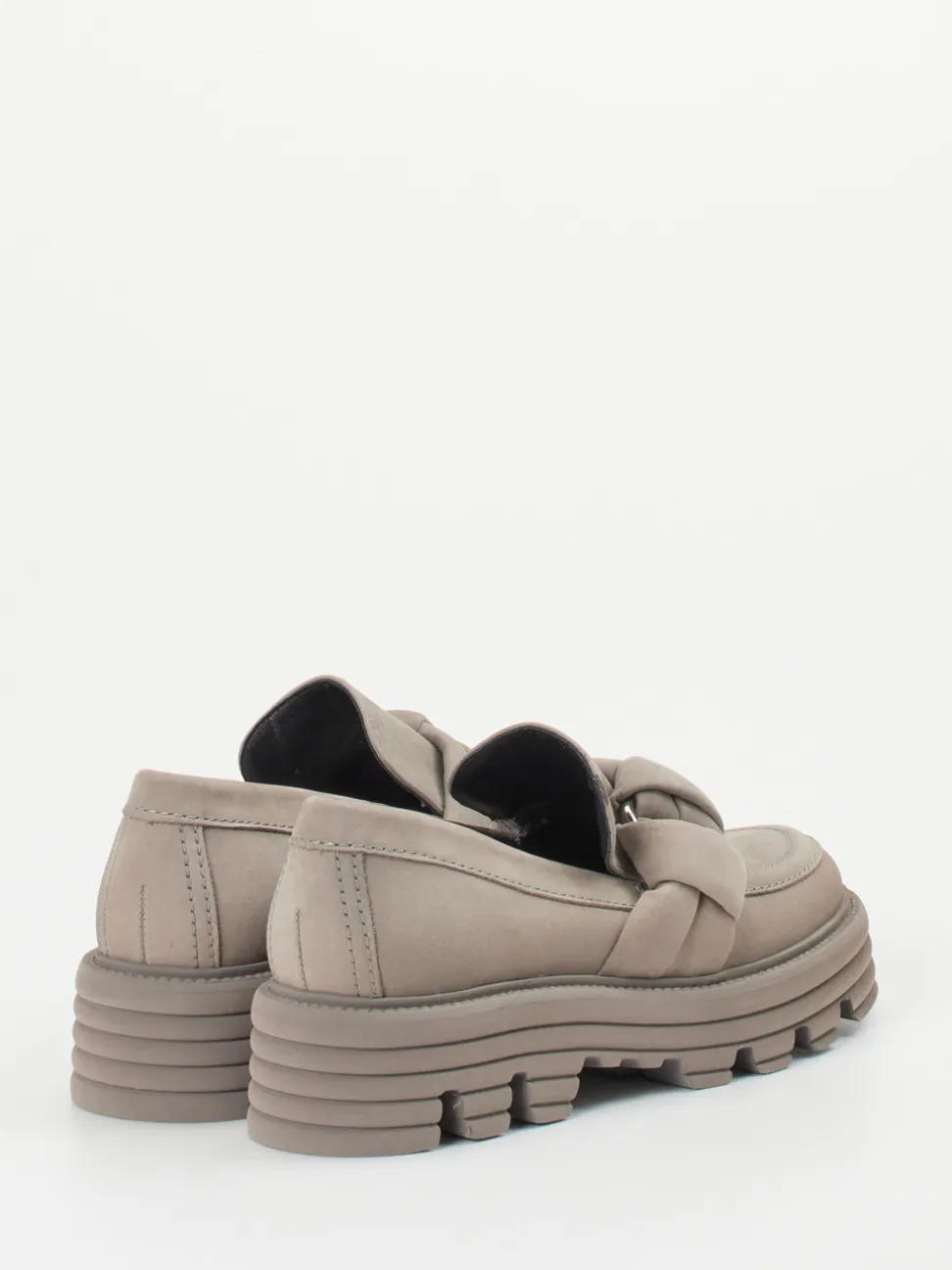 Kennel & Schmenger – Chunky Loafer aus Nubukleder Taupe