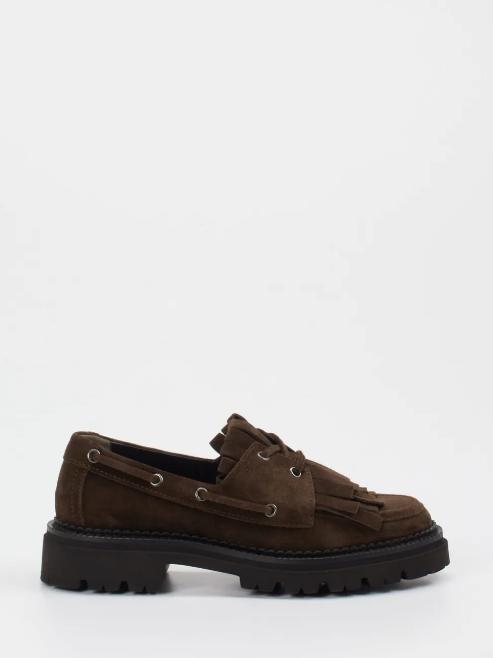 Kennel & Schmenger – Chunky-Loafer aus Veloursleder Braun