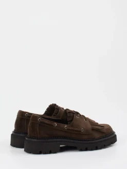 Kennel & Schmenger – Chunky-Loafer aus Veloursleder Braun