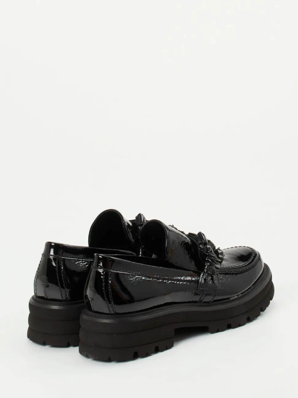 Kennel & Schmenger – Chunky Loafer aus Lackleder Schwarz