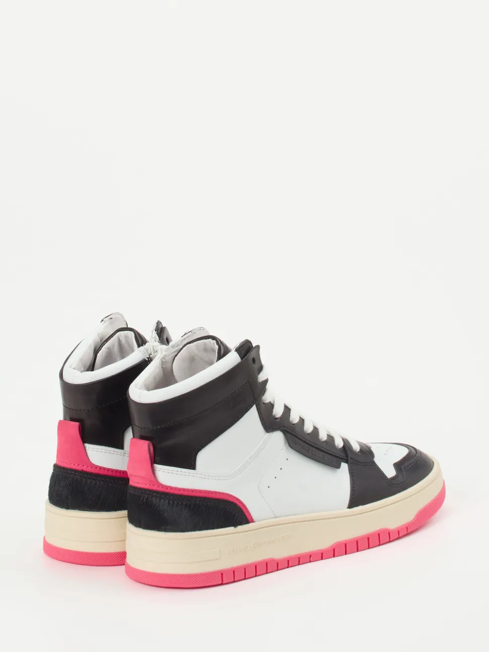 Kennel & Schmenger – High-Top Sneaker aus Kalbleder Weiß