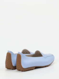 Kennel & Schmenger – Loafer aus Kalbleder hellblau