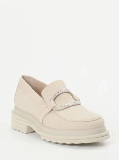Kennel & Schmenger – Loafer aus Nubukleder cremebeige