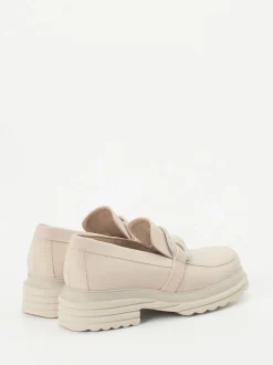 Kennel & Schmenger – Loafer aus Nubukleder cremebeige