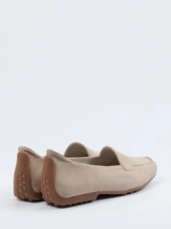 Kennel & Schmenger – Loafer aus Veloursleder beigegrau