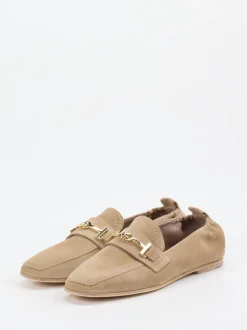 Kennel & Schmenger – Loafer aus Veloursleder beige