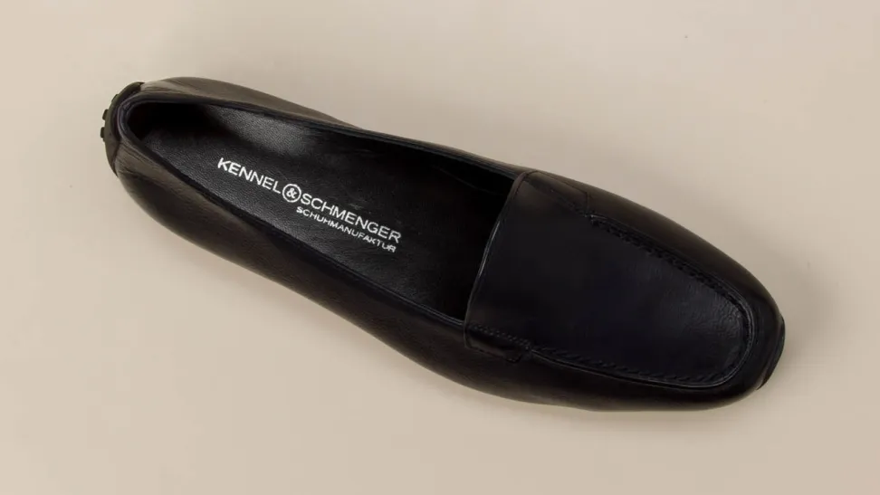 Kennel & Schmenger – Loafer aus Kalbleder in Blau