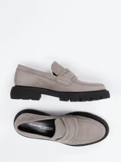 Kennel & Schmenger – Loafer aus Nubukleder in Taupe