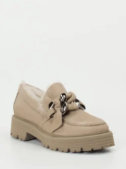 Kennel & Schmenger – Loafer aus Nubukleder beige