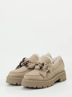 Kennel & Schmenger – Loafer aus Nubukleder beige