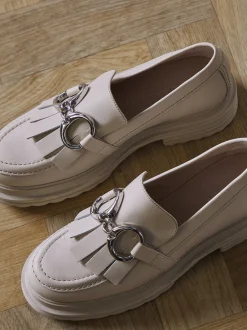 Kennel & Schmenger – Loafer aus Kalbleder cremeweiß