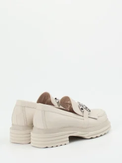 Kennel & Schmenger – Loafer aus Kalbleder cremeweiß