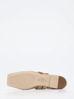 Kennel & Schmenger – Mary Janes aus Veloursleder beige