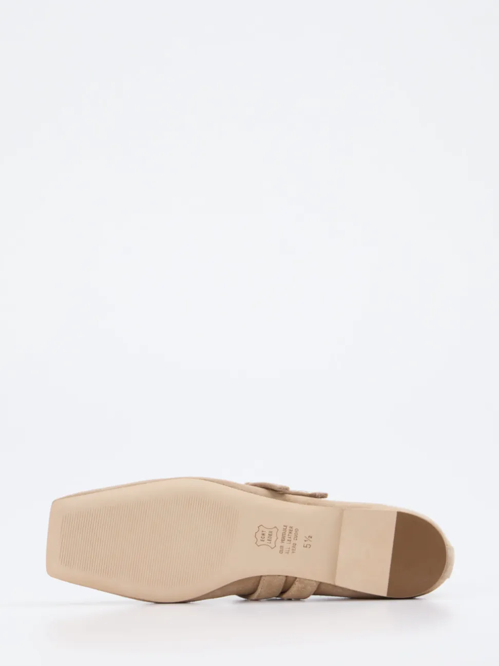 Kennel & Schmenger – Mary Janes aus Veloursleder beige
