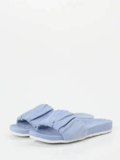 Kennel & Schmenger – Pantolette aus Nubukleder Hellblau