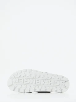 Kennel & Schmenger – Pantolette aus Metallicleder Silber
