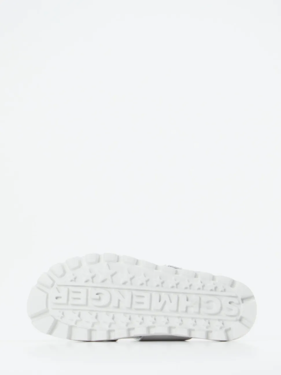 Kennel & Schmenger – Pantolette aus Metallicleder Silber