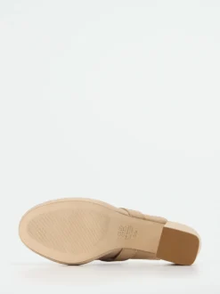 Kennel & Schmenger – Plateau-Mules aus Nubukleder Beige