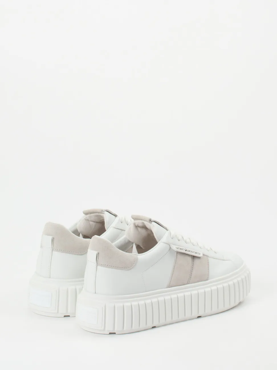 Kennel & Schmenger – Plateau-Sneaker aus Kalbleder weiß
