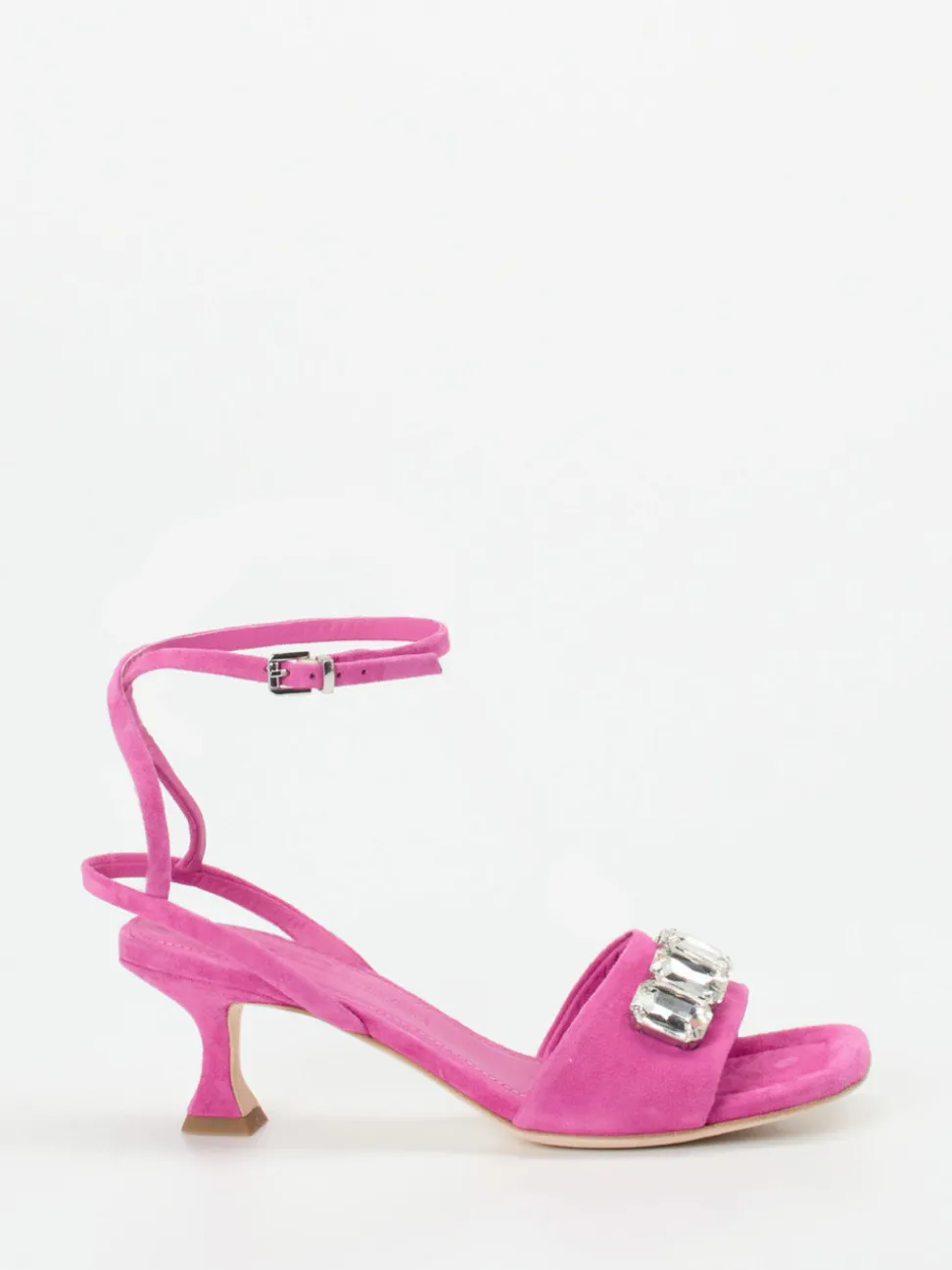 Kennel & Schmenger – Sandalette aus Veloursleder pink
