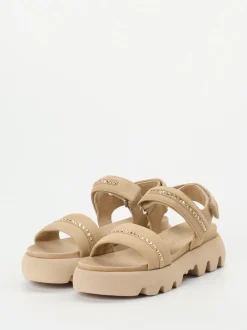 Kennel & Schmenger – Sandalen aus Nubukleder Beige