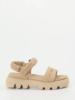 Kennel & Schmenger – Sandalen aus Nubukleder Beige