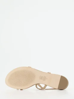 Kennel & Schmenger – Sandale aus Veloursleder beige