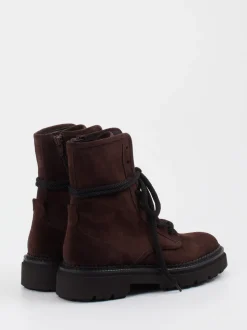 Kennel & Schmenger – Schnürboots aus Lammleder dunkelbraun