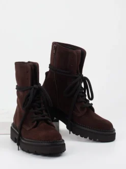 Kennel & Schmenger – Schnürboots aus Lammleder dunkelbraun