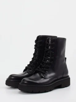 Kennel & Schmenger – Schnürboots aus Lammleder Schwarz