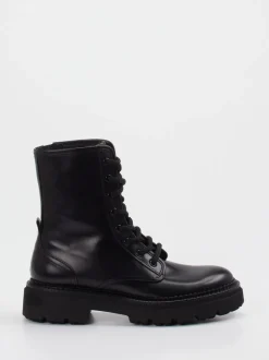 Kennel & Schmenger – Schnürboots aus Lammleder Schwarz