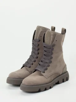 Kennel & Schmenger – Schnürstiefelette aus Nubukleder taupe