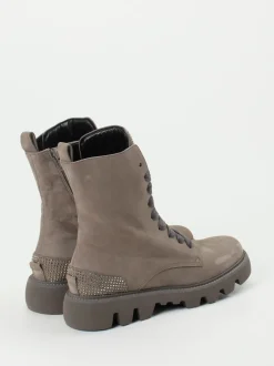 Kennel & Schmenger – Schnürstiefelette aus Nubukleder taupe