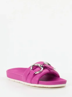 Kennel & Schmenger – Slides aus Lammleder Pinkfuchsia
