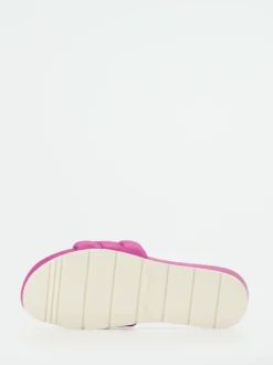 Kennel & Schmenger – Slides aus Lammleder Pinkfuchsia