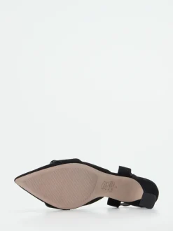Kennel & Schmenger – Slingpumps aus Veloursleder schwarz