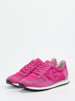 Kennel & Schmenger – Sneaker aus Veloursleder pink