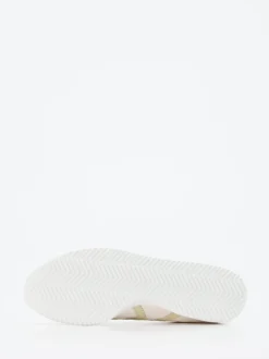 Kennel & Schmenger – Sneaker aus Velour/Leder Offwhite
