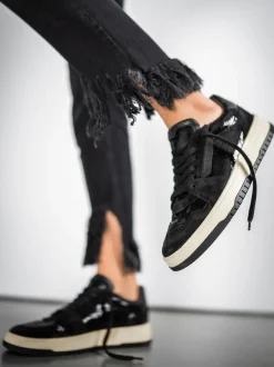 Kennel & Schmenger – Sneaker aus Veloursleder Schwarz
