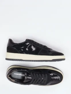 Kennel & Schmenger – Sneaker aus Veloursleder Schwarz