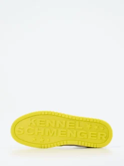 Kennel & Schmenger – Sneaker aus Lammleder zitronengelb