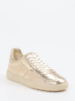 Kennel & Schmenger – Sneaker aus Metallic-Kalbleder Gold