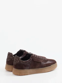 Kennel & Schmenger – Sneaker aus Velours- und Glattleder braun