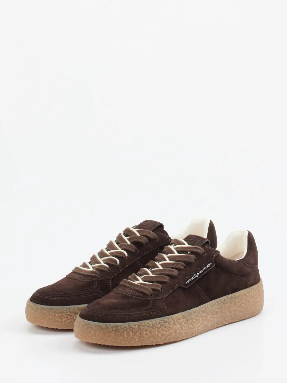 Kennel & Schmenger – Sneaker aus Veloursleder Dunkelbraun