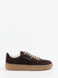 Kennel & Schmenger – Sneaker aus Veloursleder Dunkelbraun